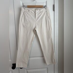 Nili Lotan Women’s East Hampton Pant Eggshell Size 8